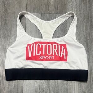 Victoria Sport woman’s sport bra /White ,red& Black /Size M